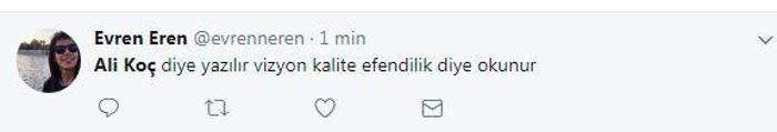 Ali Koç adaylığını açıkladı sosyal medya çıldırdı