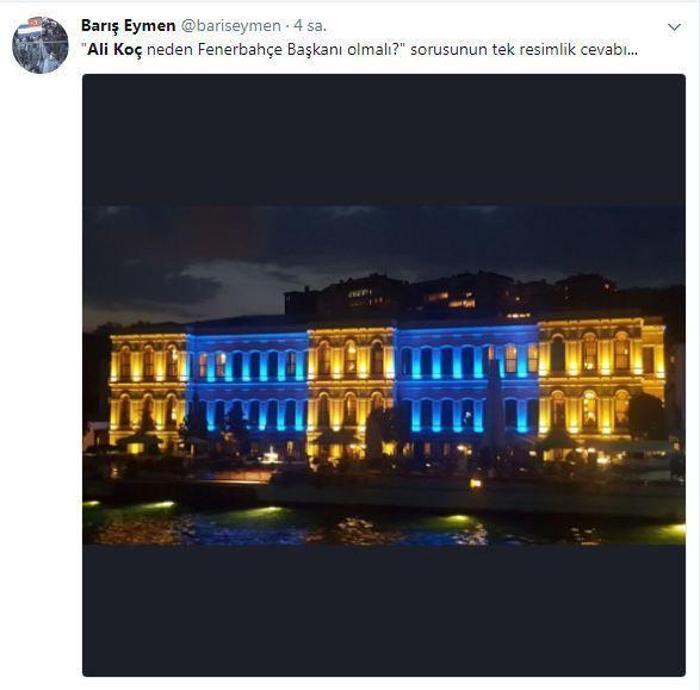Ali Koç adaylığını açıkladı sosyal medya çıldırdı