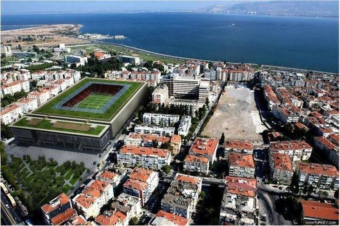 İzmire yapılacak stadların fotoğrafları...