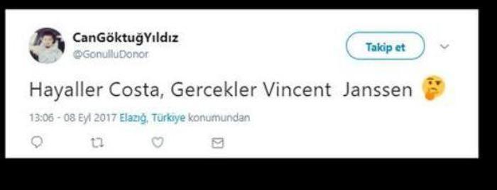 Vincent Janssen Beşiktaşa hayırlı olsun
