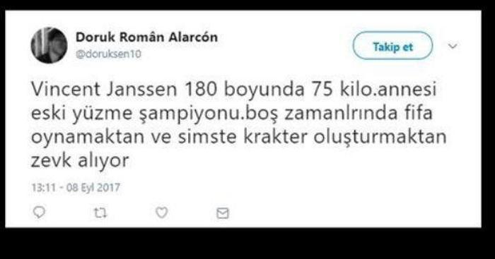 Vincent Janssen Beşiktaşa hayırlı olsun