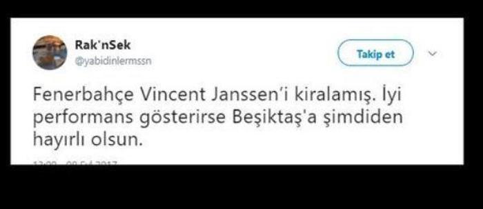 Vincent Janssen Beşiktaşa hayırlı olsun