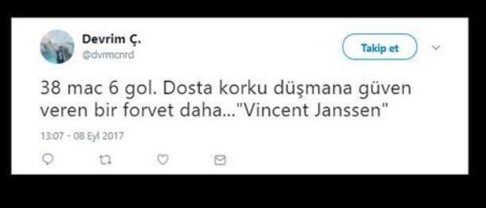 Vincent Janssen Beşiktaşa hayırlı olsun
