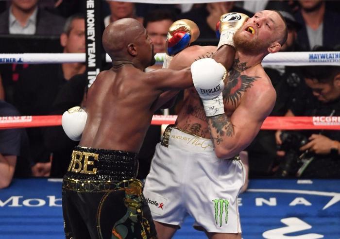 Floyd Mayweather - Conor McGregor maçından kareler