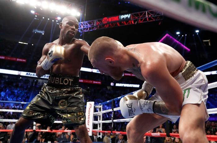 Floyd Mayweather - Conor McGregor maçından kareler