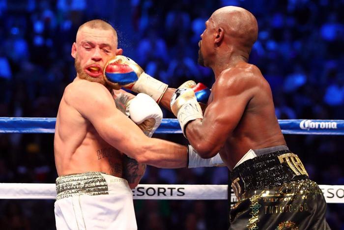 Floyd Mayweather - Conor McGregor maçından kareler