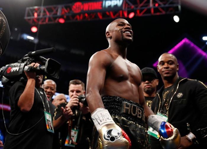 Floyd Mayweather - Conor McGregor maçından kareler