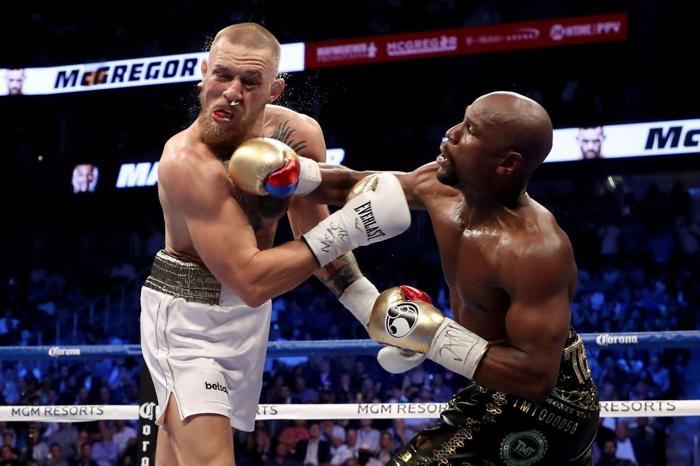 Floyd Mayweather - Conor McGregor maçından kareler