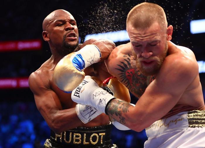 Floyd Mayweather - Conor McGregor maçından kareler