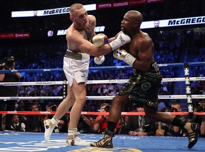 Floyd Mayweather - Conor McGregor maçından kareler