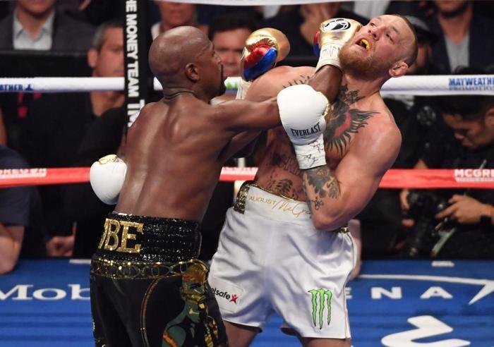 Floyd Mayweather - Conor McGregor maçından kareler