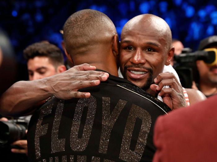 Floyd Mayweather - Conor McGregor maçından kareler