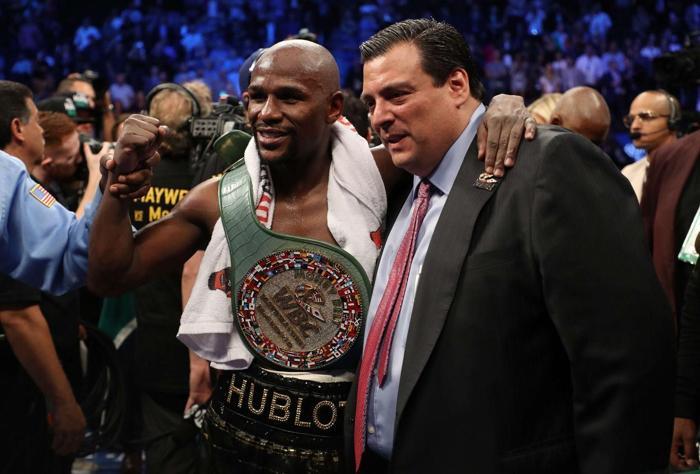 Floyd Mayweather - Conor McGregor maçından kareler