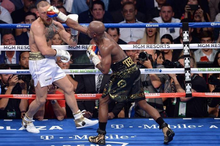 Floyd Mayweather - Conor McGregor maçından kareler