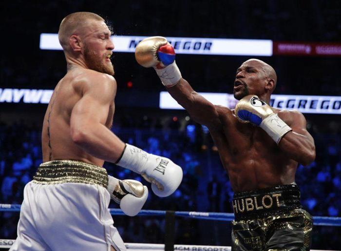 Floyd Mayweather - Conor McGregor maçından kareler