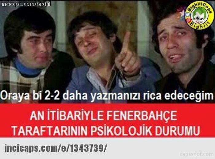 Fenerbahçe - Trabzonspor maçı capsleri