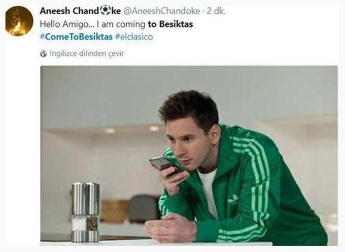 Messi come to Beşiktaş