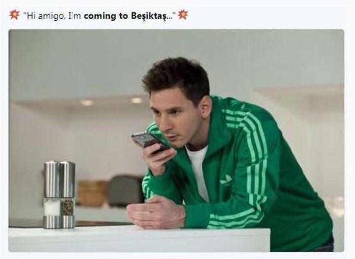Messi come to Beşiktaş