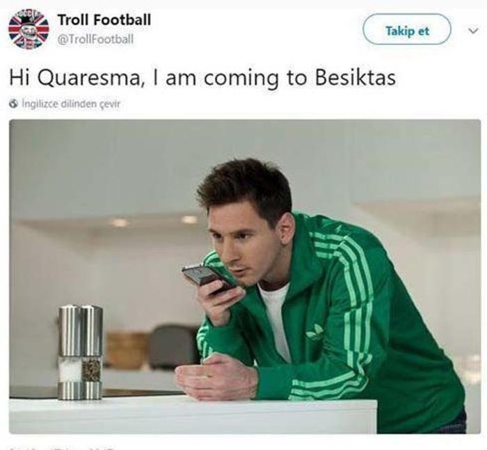 Messi come to Beşiktaş