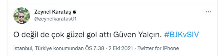 Güven Yalçın, Beşiktaş taraftarını mest etti Cristiano Ronaldo golü...
