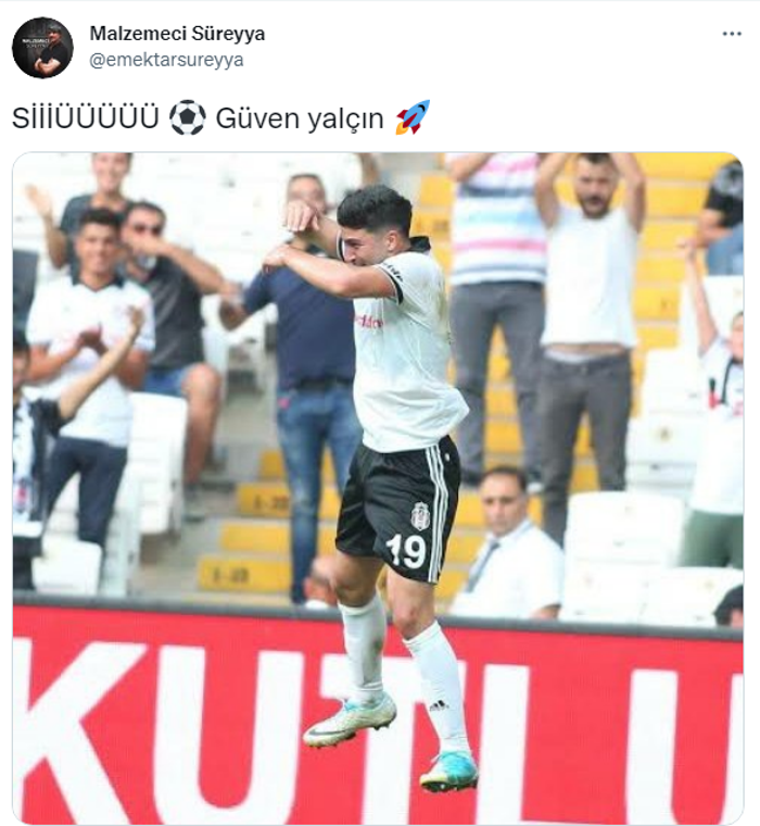 Güven Yalçın, Beşiktaş taraftarını mest etti Cristiano Ronaldo golü...