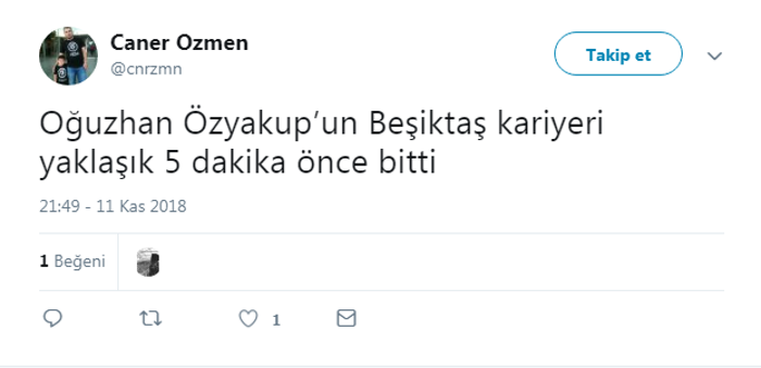 Nereden nereye... Oğuzhan Özyakupa büyük tepki