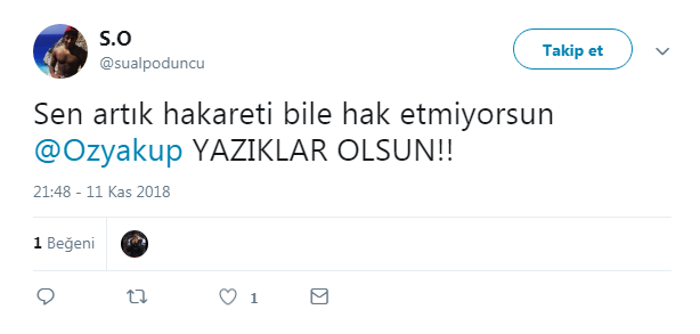 Nereden nereye... Oğuzhan Özyakupa büyük tepki
