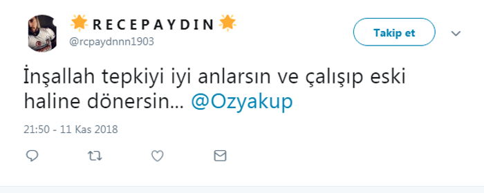 Nereden nereye... Oğuzhan Özyakupa büyük tepki