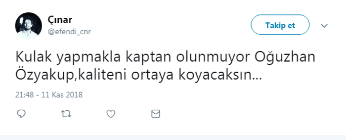 Nereden nereye... Oğuzhan Özyakupa büyük tepki