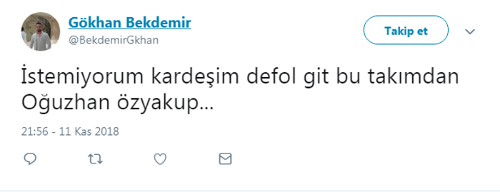 Nereden nereye... Oğuzhan Özyakupa büyük tepki