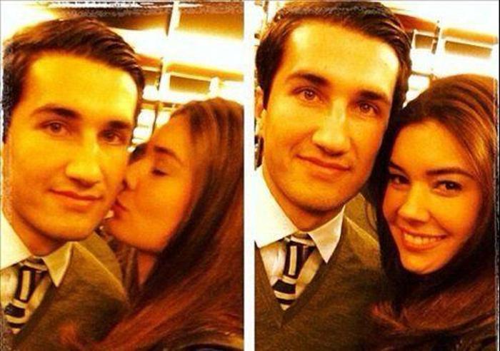 Borussia Dortmundun Türk yıldızı Nuri Şahin ve eşi