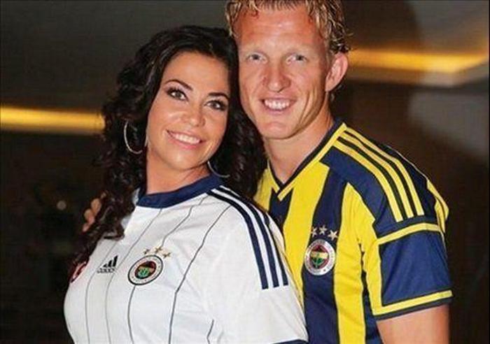 Fenerbahçenin bir döneme damga vuran ismi Dirk Kuyt ve eşi