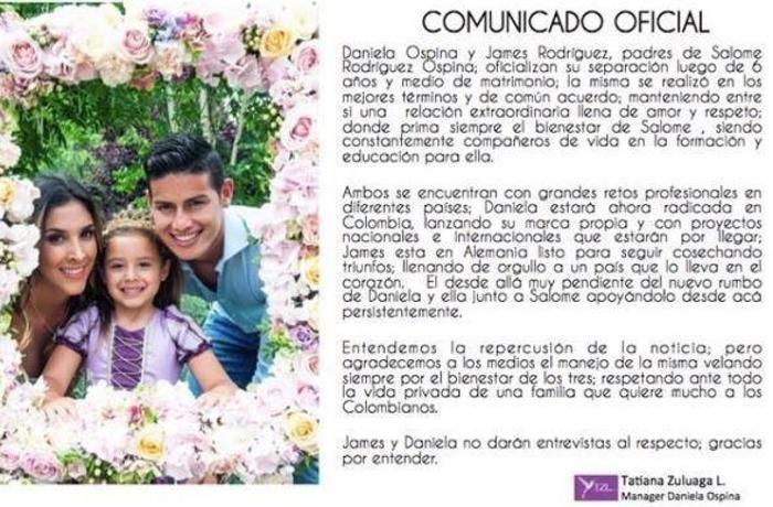 James Rodriguez - Daniela Ospina çifti ayrıldı