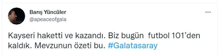 Galatasaray taraftarından Fatih Terim ve futbolculara sert tepki: Maalesef olmuyor