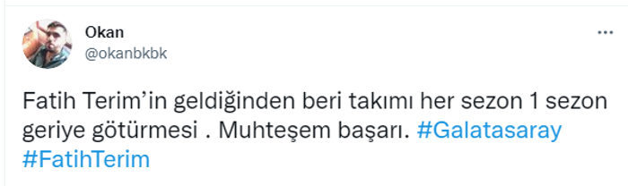 Galatasaray taraftarından Fatih Terim ve futbolculara sert tepki: Maalesef olmuyor