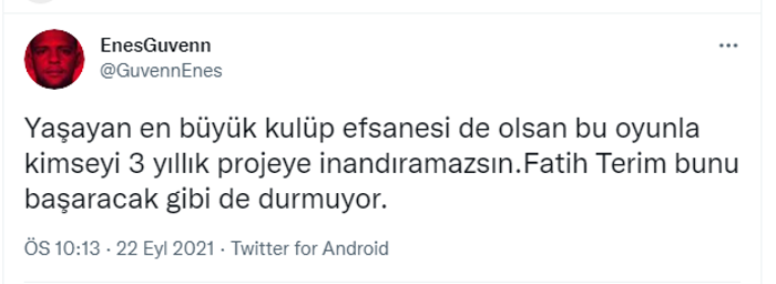 Galatasaray taraftarından Fatih Terim ve futbolculara sert tepki: Maalesef olmuyor