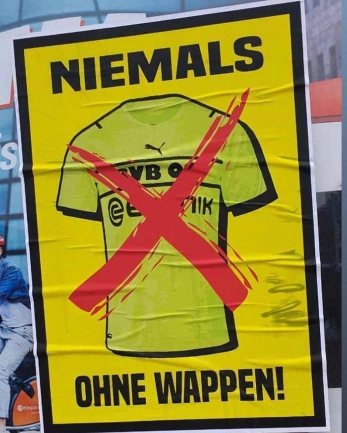 Dortmund taraftarının logosuz formaya tepkisi artıyor
