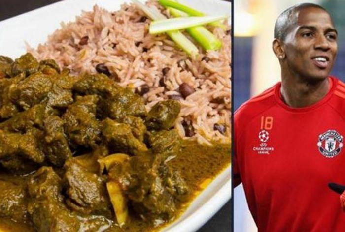 Ashley Young - Curried goat