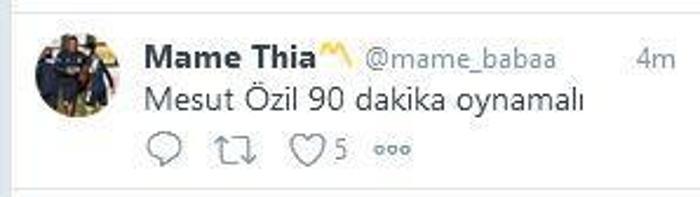 Mesut Özil Frankfurt-Fenerbahçe maçına damga vurdu