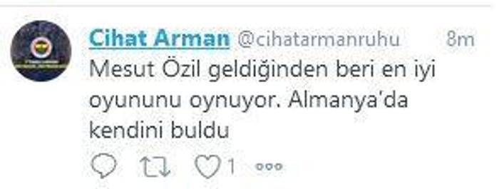 Mesut Özil Frankfurt-Fenerbahçe maçına damga vurdu