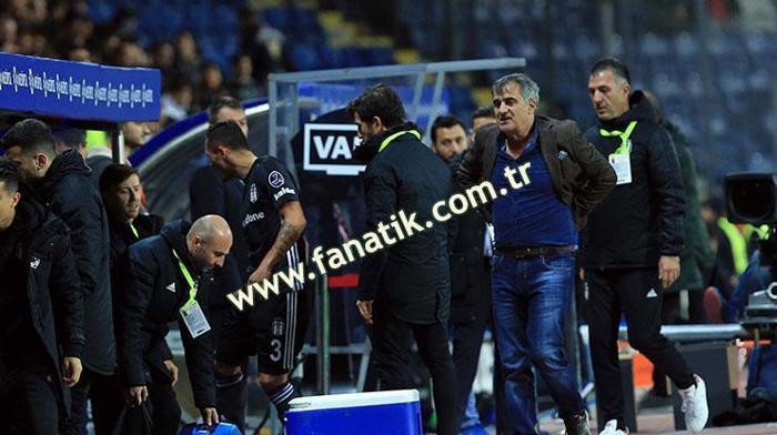 Başakşehir-Beşiktaş maçından kareler