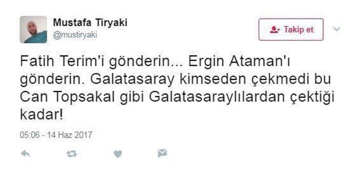 Ergin Atamanın ayrılığına sosyal medyadan tepkiler