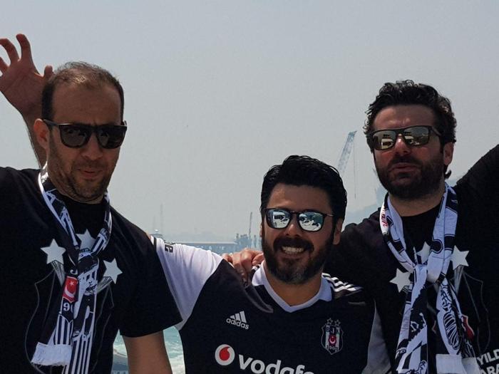 Beşiktaş donanması İstanbul Boğazında