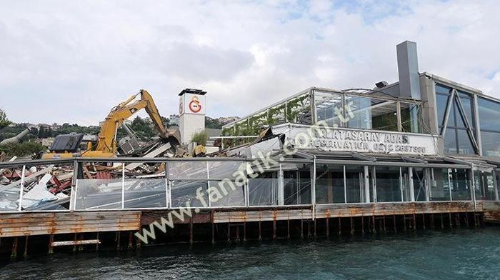 Galatasaray adası yıkılıyor. İşte o fotoğraflar