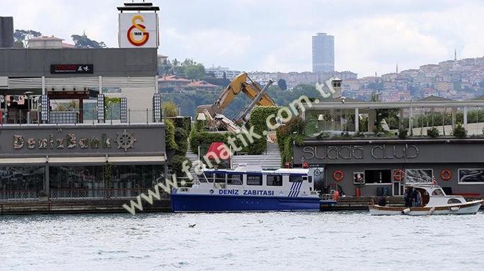 Galatasaray adası yıkılıyor. İşte o fotoğraflar