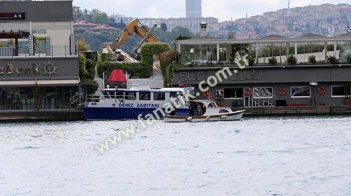 Galatasaray adası yıkılıyor. İşte o fotoğraflar