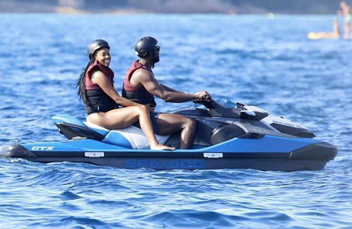 Dwayne Wade ve ailesi tatilde