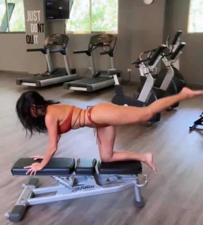 Nicole Scherzinger, yaptığı sporla kendisine hayran bıraktı