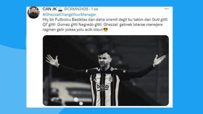 Beşiktaş taraftarından görülmemiş Ghezzal çalışması