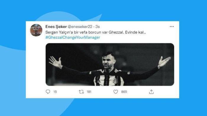 Beşiktaş taraftarından görülmemiş Ghezzal çalışması